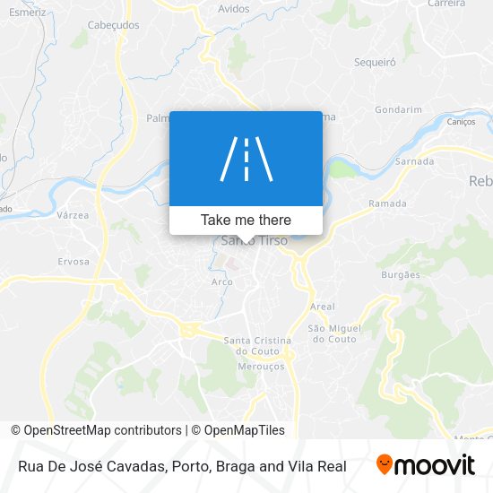 Rua De José Cavadas mapa