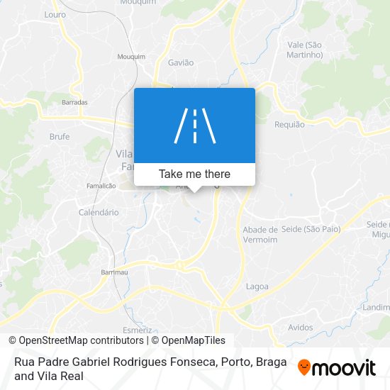 Rua Padre Gabriel Rodrigues Fonseca map