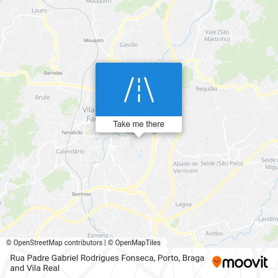 Rua Padre Gabriel Rodrigues Fonseca map