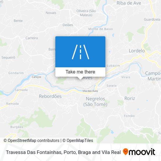 Travessa Das Fontaínhas mapa