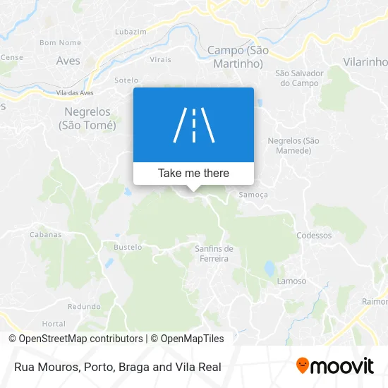 Rua Mouros map