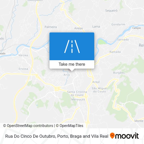 Rua Do Cinco De Outubro map