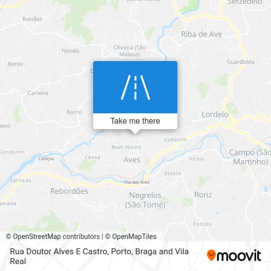 Rua Doutor Alves E Castro map