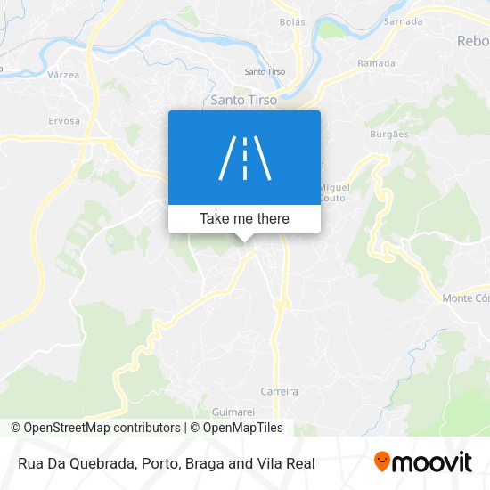 Rua Da Quebrada mapa