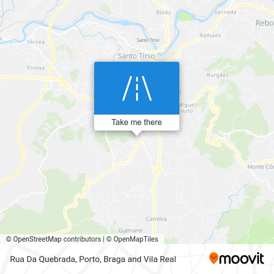 Rua Da Quebrada map
