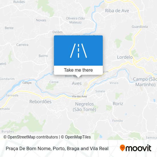 Praça De Bom Nome mapa