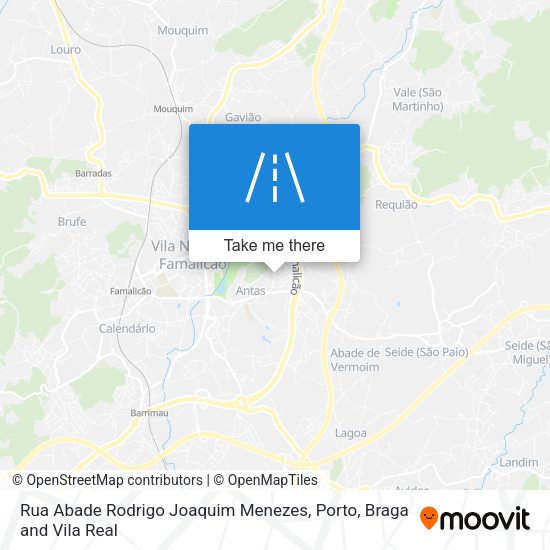 Rua Abade Rodrigo Joaquim Menezes map