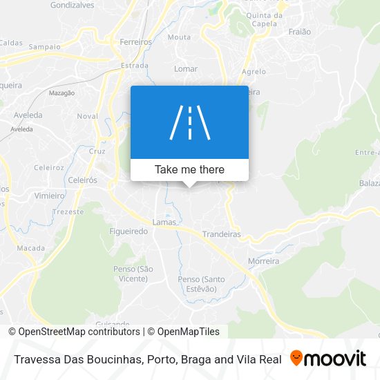 Travessa Das Boucinhas mapa