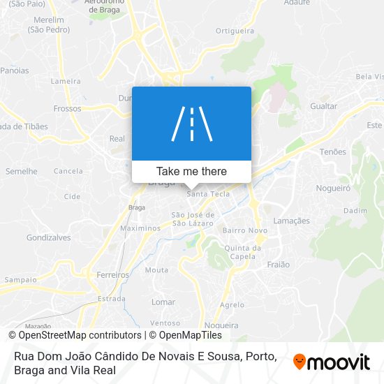 Rua Dom João Cândido De Novais E Sousa map