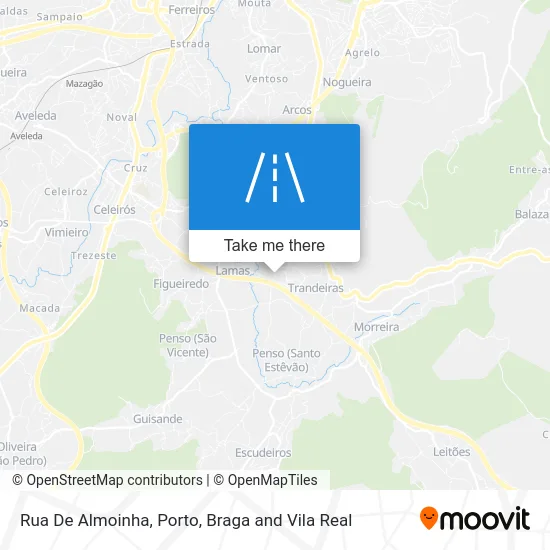 Rua De Almoinha map