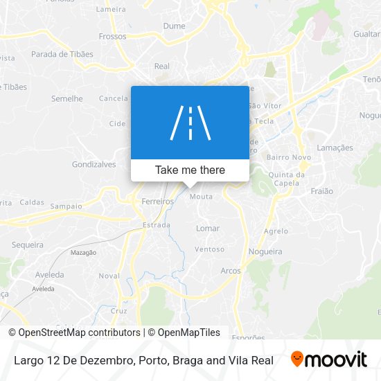 Largo 12 De Dezembro mapa