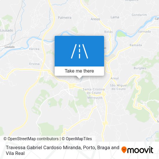 Travessa Gabriel Cardoso Miranda mapa