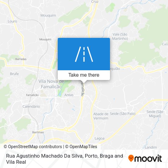 Rua Agustinho Machado Da Silva mapa
