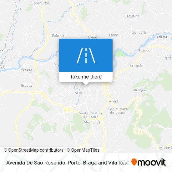 Avenida De São Rosendo map