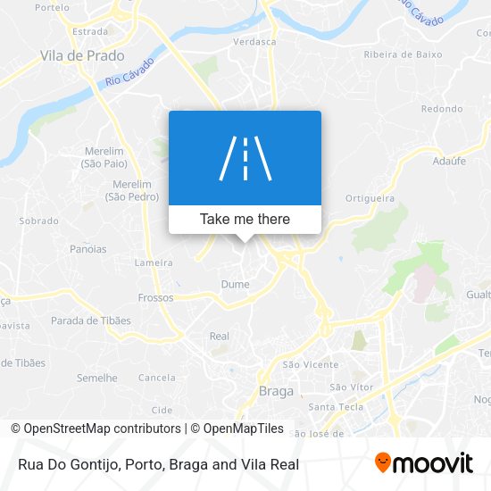 Rua Do Gontijo mapa