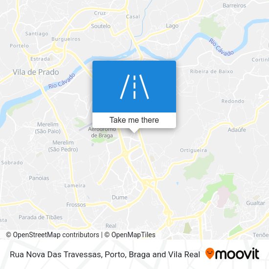 Rua Nova Das Travessas mapa