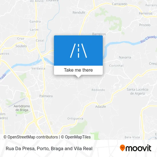 Rua Da Presa map