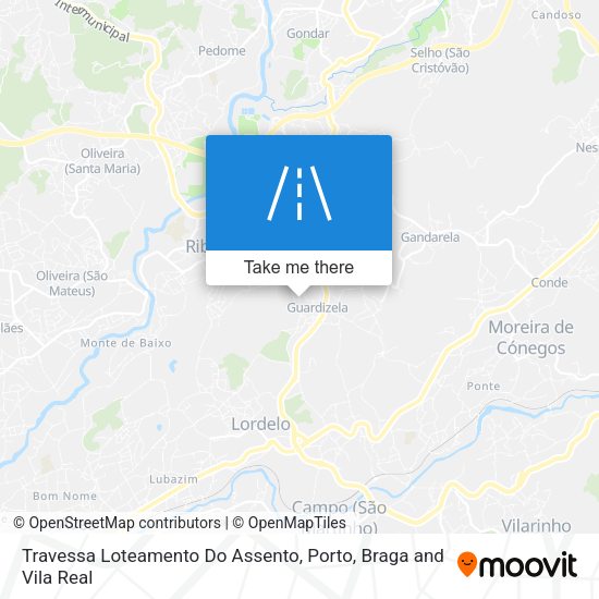 Travessa Loteamento Do Assento mapa
