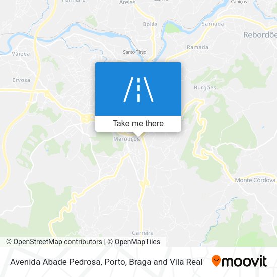 Avenida Abade Pedrosa mapa