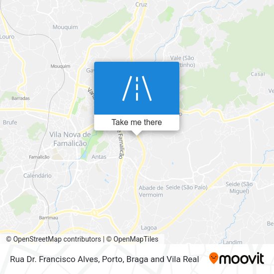 Rua Dr. Francisco Alves map