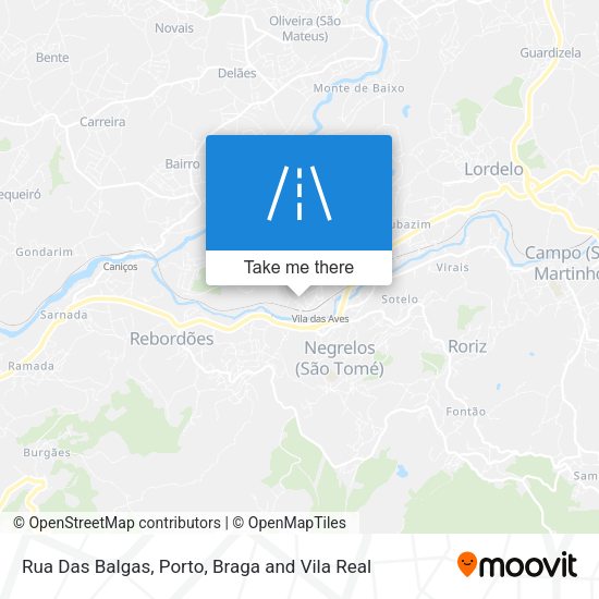 Rua Das Balgas map