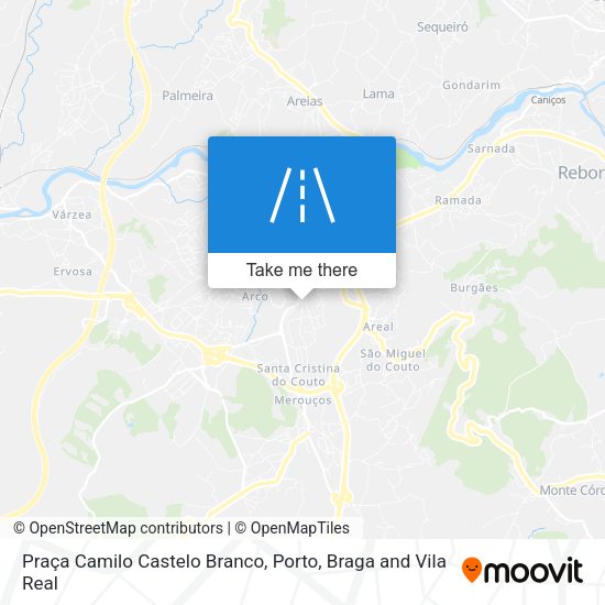 Praça Camilo Castelo Branco mapa