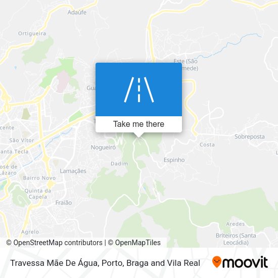 Travessa Mãe De Água mapa