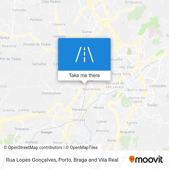 Rua Lopes Gonçalves mapa