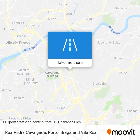 Rua Pedra Cavalgada map