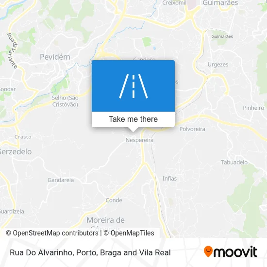 Rua Do Alvarinho map