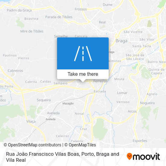 Rua João Franscisco Vilas Boas map