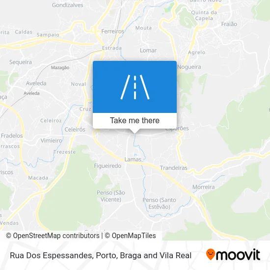 Rua Dos Espessandes map
