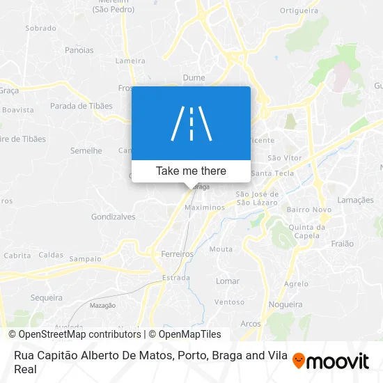 Rua Capitão Alberto De Matos map