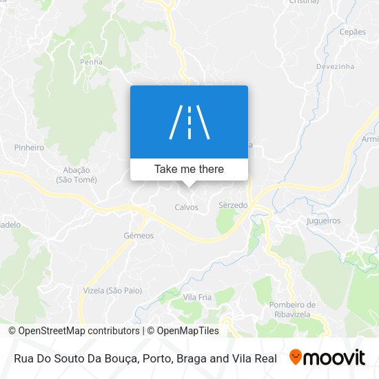 Rua Do Souto Da Bouça map