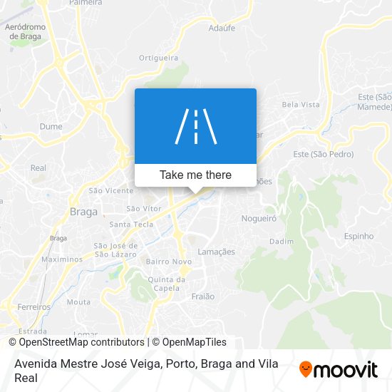 Avenida Mestre José Veiga mapa