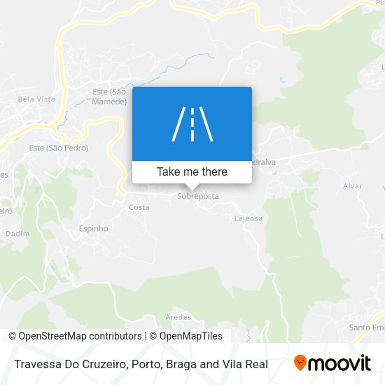 Travessa Do Cruzeiro mapa