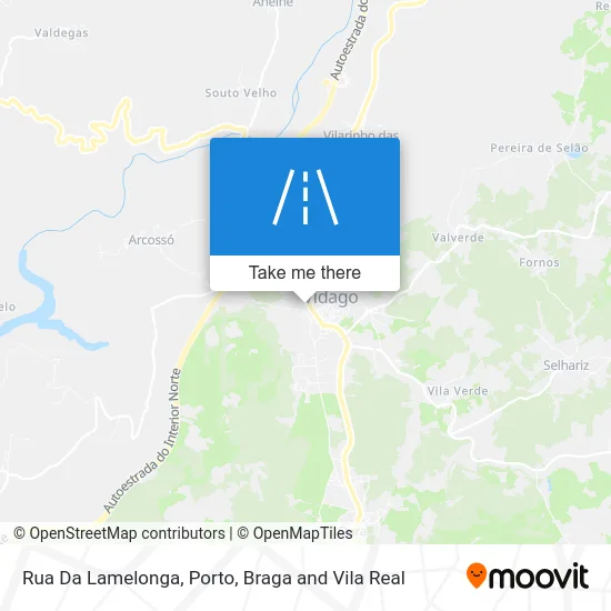 Rua Da Lamelonga mapa