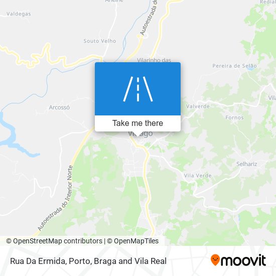 Rua Da Ermida map