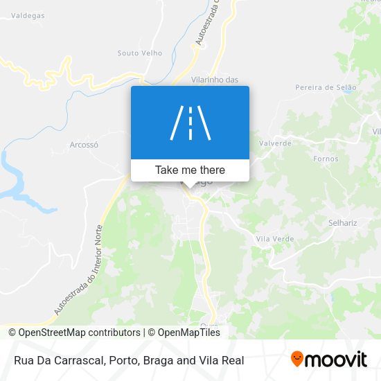 Rua Da Carrascal mapa