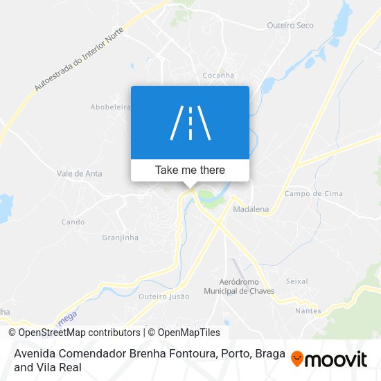 Avenida Comendador Brenha Fontoura mapa