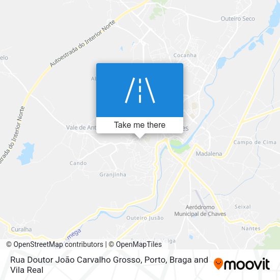 Rua Doutor João Carvalho Grosso mapa