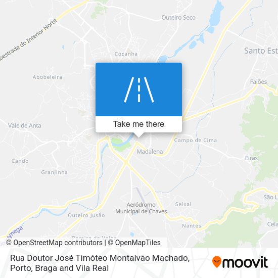 Rua Doutor José Timóteo Montalvão Machado mapa