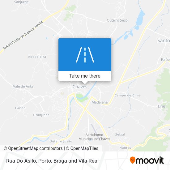 Rua Do Asilo mapa