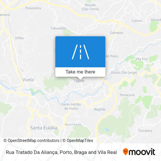 Rua Tratado Da Aliança mapa