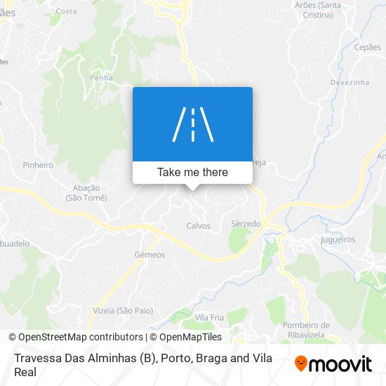 Travessa Das Alminhas (B) mapa