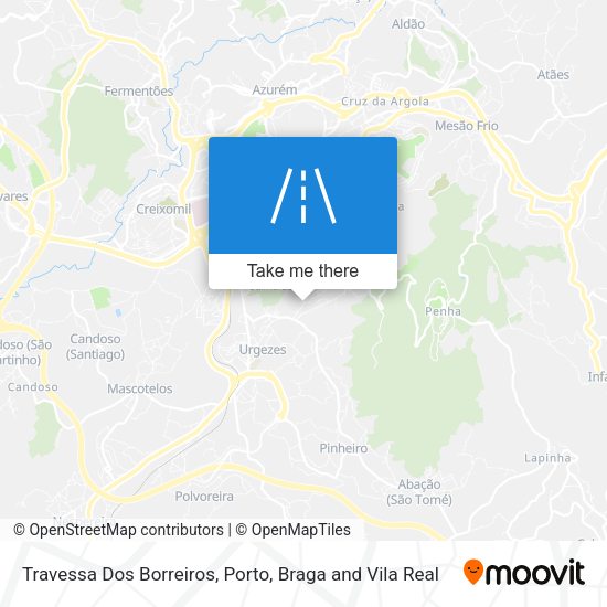 Travessa Dos Borreiros mapa