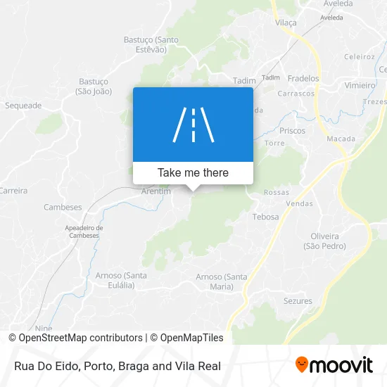 Rua Do Eido map