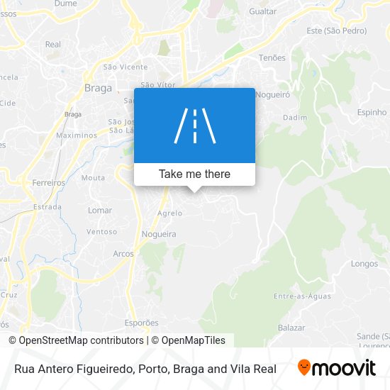Rua Antero Figueiredo mapa