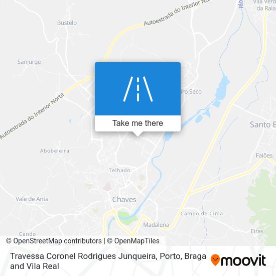 Travessa Coronel Rodrigues Junqueira mapa