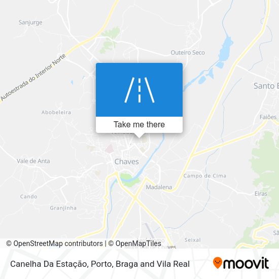 Canelha Da Estação map
